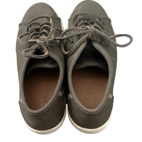 FRYE Men’s Justin Low Lace Army Green 8.5 - Picture 3 of 8